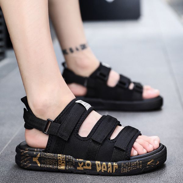 

women sandals flip flops summer slip-on breathable outdoor non-slip shoes fashion woman slides solid female, Black