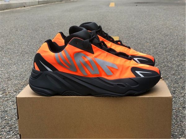 

новые оригиналы 700 оранжевого fv3258 mnvn bone silver fy3729 тройных черный фосфор 3m reflective кроссовки man аутентичный kanye west спорт