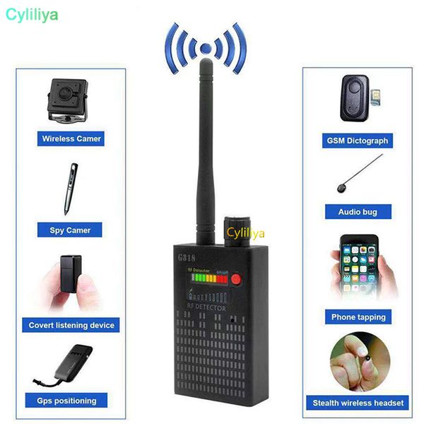 

g318 handheld detector wireless rf signal detector cdma signal detector high sensitivity detect camera lens/ gps locator device finder 1pcs