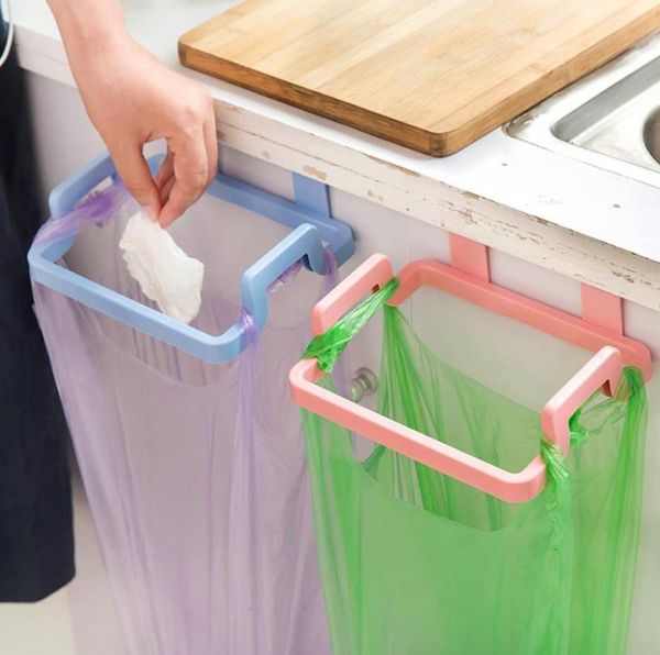 2019 Cupboard Door Back Hanging Trash Rack Storage Kitchen Garbage