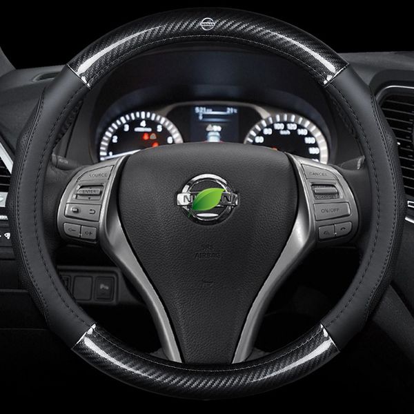 

genuine leather steering wheel covers car-styling accessories for 350z 370z almera altima altra ev aprio armada cabstar