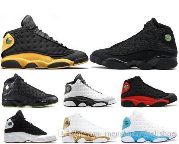 

men new man trainer 13 13s mens women basketball shoes bred black brown blue white hologram flints grey red sports sneakerner shoes sneakers