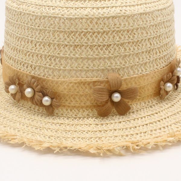 

women raffia sun hat female summer hats for kids beach sun brand casual lady bowknot flat straw fedora women child cap panama, Blue;gray