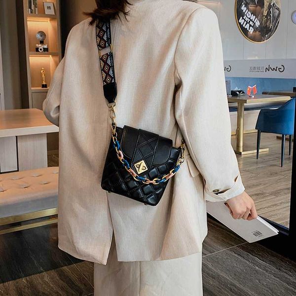 

wide shoulder strap this year's popular mini bag women's bag new 2020 fashion popular messenger high sense shoulder