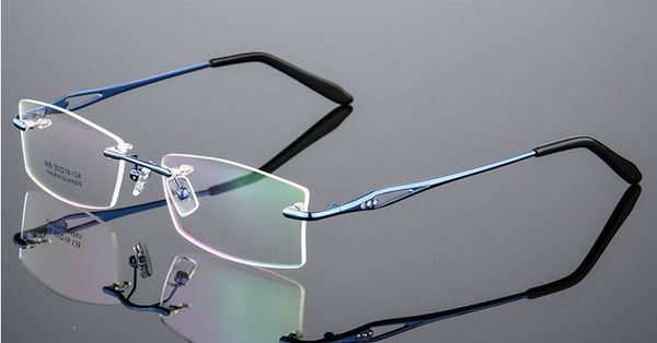 Оптово очки титанового сплава кадр близорукости Рецептурные очки кадров