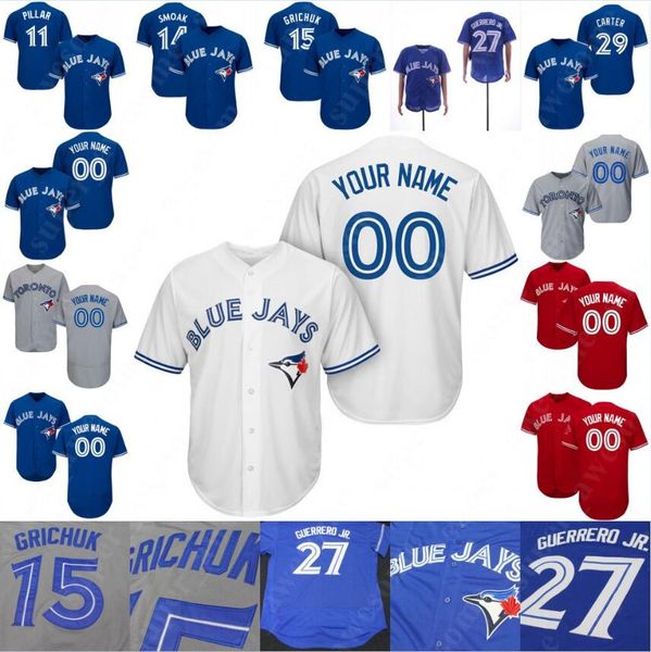 

Toronto Derek Fisher Jason Adam Buddy Boshers Clayton Richard Trent Thornton Sam Gaviglio Thomas Pannone Blue Jays Jersey