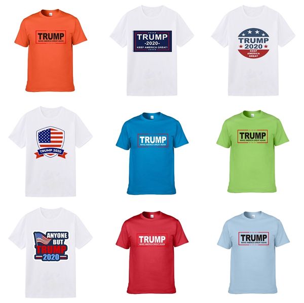 

summer designers trump t shirts for men letter print t shirt mens clothing brand short sleeve tshirt women medusa #604, White;black