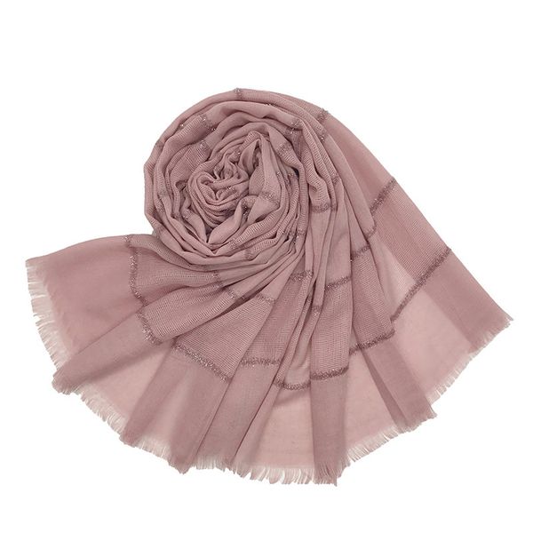 

ethnic clothing muslim cotton head scarf wrap islamic glitter hijab female scarves foulard femme musulman, Red