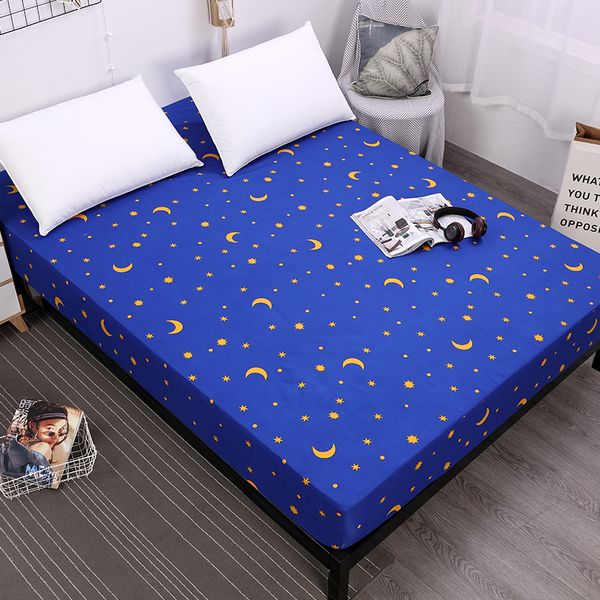 

jw waterproof bed mattress cover watertight mattress protector pad fitted sheet separated water bed linens with elastic 50