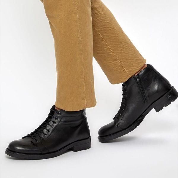 

flo p3560 black men boots oxide