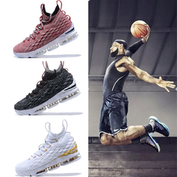 

2019 lebron jame 15 ba ketball hoe men jame 15 gold champion hip mvp final training neaker port running hoe ize 7 12