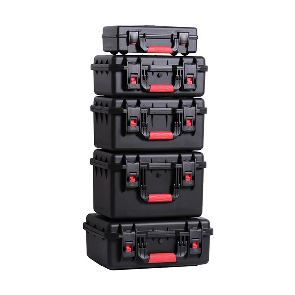 

outdoor shockproof waterproof boxes protective safety case plastic tool box dry box safety equipment tool storage with sponge