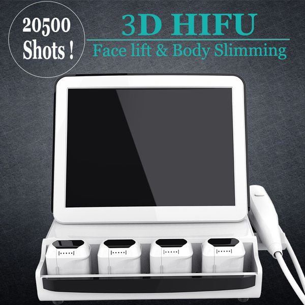 

medical grade high intensity focused ultrasound 3d hifu machine for skin tightening face lifting hifu body shaping system, Black;white