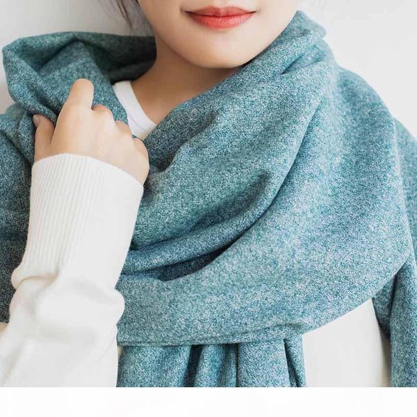 

женская real genuine 100% шерсти шарф cape пашмины с кисточками моды теплой зимы 180 * 70 см 10 цветов, Blue;gray