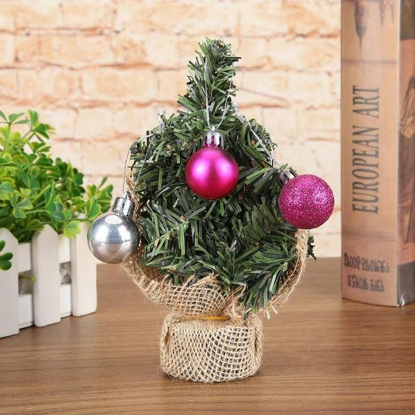 

20/30cm christmas tree xmas trees festival cedar ornamentsmini artificial table miniature snow tree supplies frost village