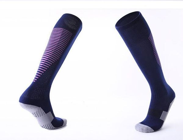 

discount children's non slip over knee football socks thickened towel bottom long tube socks comfortable wear resistant sports socks, Black
