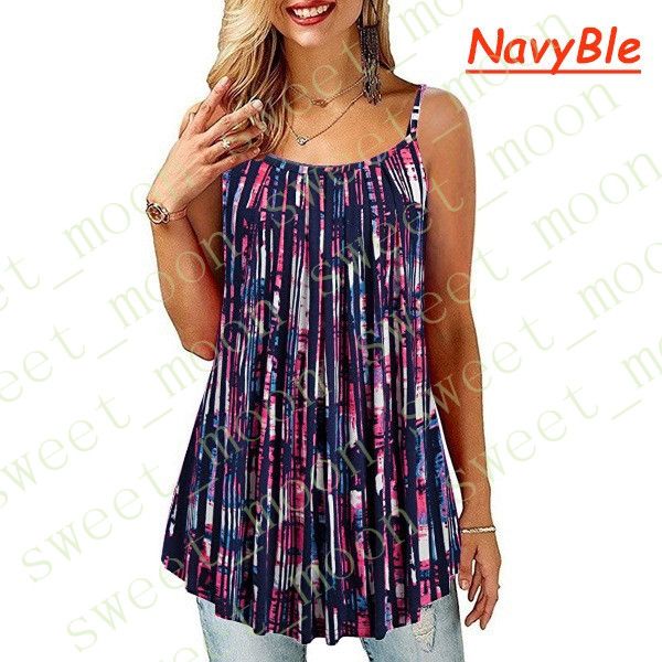 

2020 women's clothing summer print folding halter ladies t-shirt camis halters casual beach party club halter tank camisole ly518, White