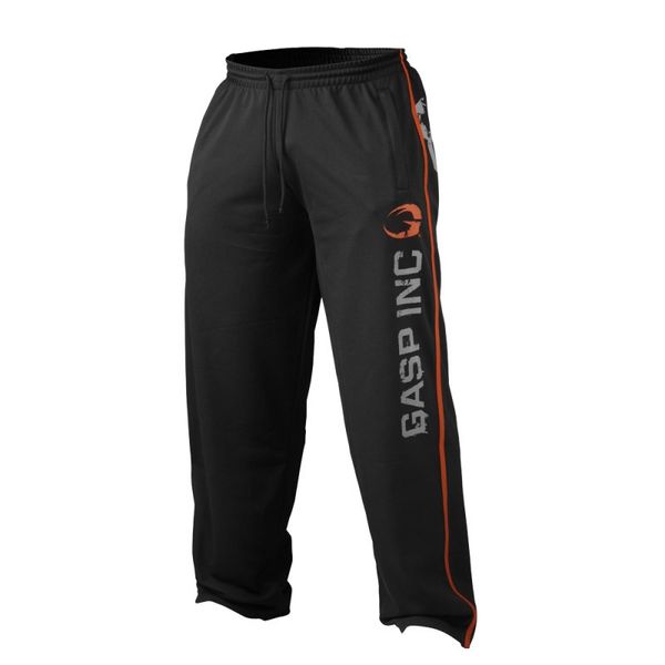

large size men's weight loss fitness pants summer and autumn men's fashion training sports quick-drying black jogging pants