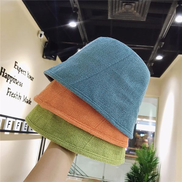 

модули универсальны лицо маленького рыбака женская тонкий навес ведра хлопка белье хлопок ведро шляпа белье сплошной цвет бассейна шляпа, Blue;gray