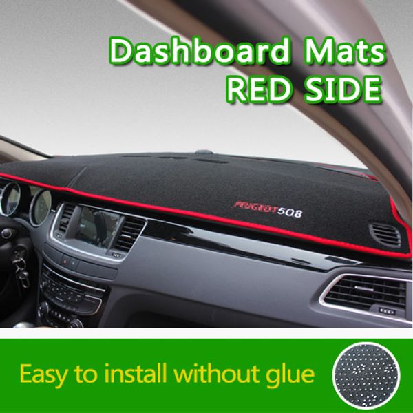 

car dash board mats dashboard cover carpet non-slip mats for 301 307 308 408 508 2008 3008 4008 5008 500 car models more