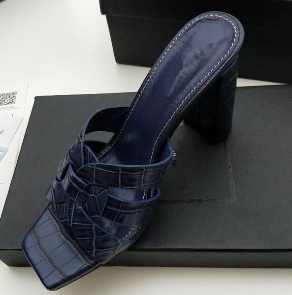 

2019 new women ,luxury ,designer tribute patent leather summer sandals crossover mules women high heels sandals 35-41 16tt, Black
