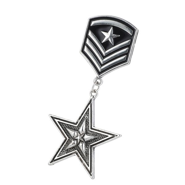 

navy army lapel brooch pins military award badge women men decor gifts, Gray