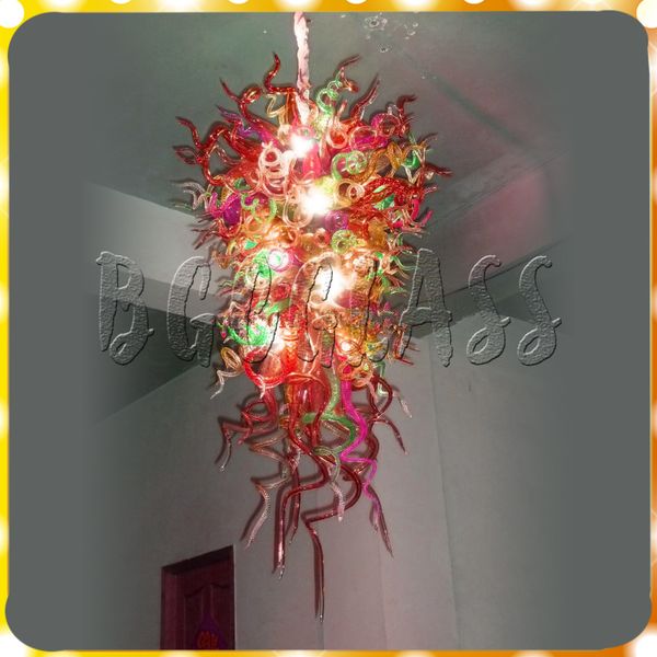 

crystal gold modern murano hanging lamp hand blown murano art led glass chandelier lighting for livingroom and bedroom