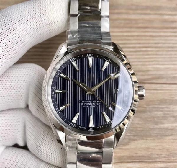 

latest luxury watches stainless steel bracelet aqua terra 150m master 41.5mm stainless steel 23110422101004 41.5mm man watch wristwatch, Slivery;brown