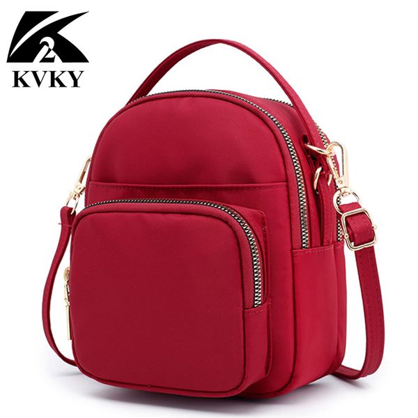 

2019 new casual nylon bag shoulder bags messenger multilayer bag waterproof nylon ladies casual handbag girls bolsos sac a main