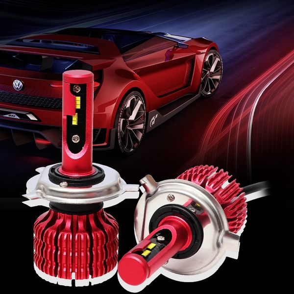 

h4 x9 2pcs car led headlight bulbs 6000k 36w 1800lm led headlamp fog light