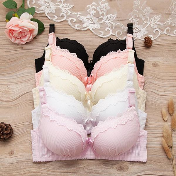 

High Quality Fashion Sexy Women Sexy Lace Push Up Bras Tank Cami Crop Underwear Gift, Black