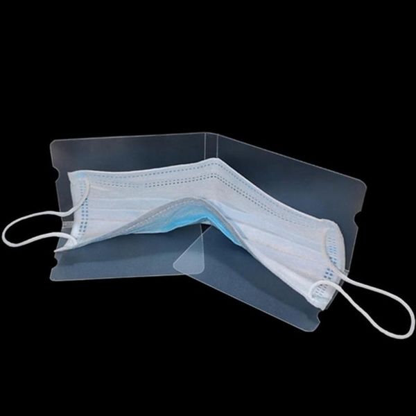 

foldable disposable dust mask storage box n95 kn95 ffp3 2 1 face mask keeper holder pm2.5 mouth face mask storage clip ljja3892