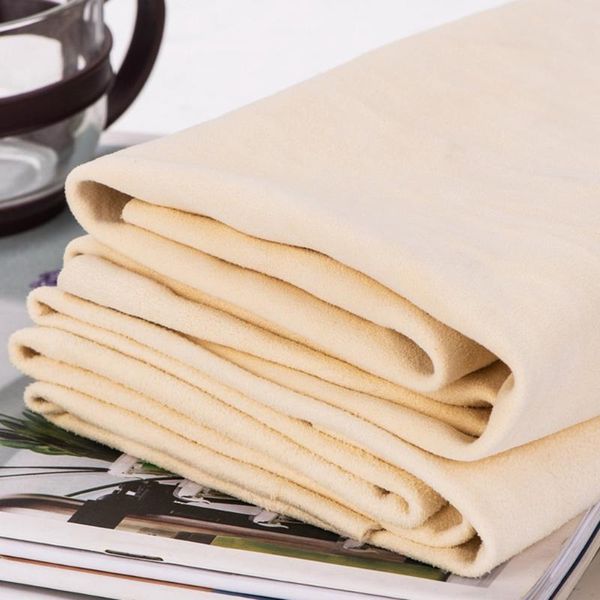

water-absorbent thick leather imitation deerskin towel wipe towel car wash suede-like glass cloth