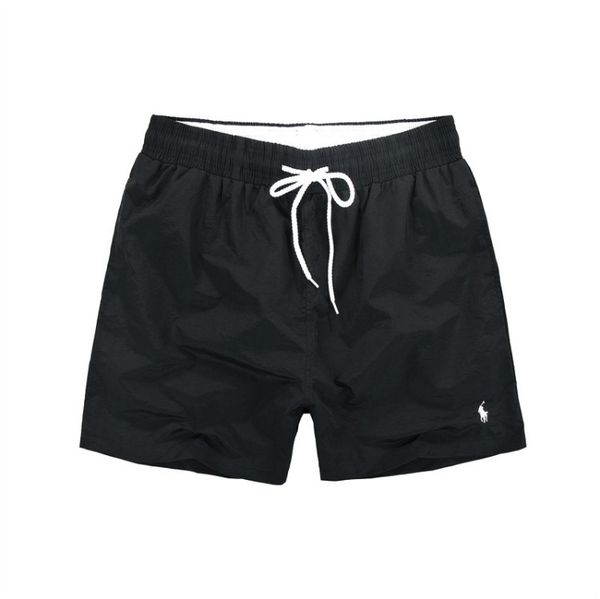 

summer men short pants brand clothing swimwear nylon men brand beach shorts small horse swim wear board shorts, White;black