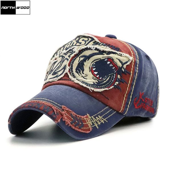 

northwood] vintage pattern cap cotton baseball cap men women dad hat snapback hip hop caps fashion trucker hats, Blue;gray
