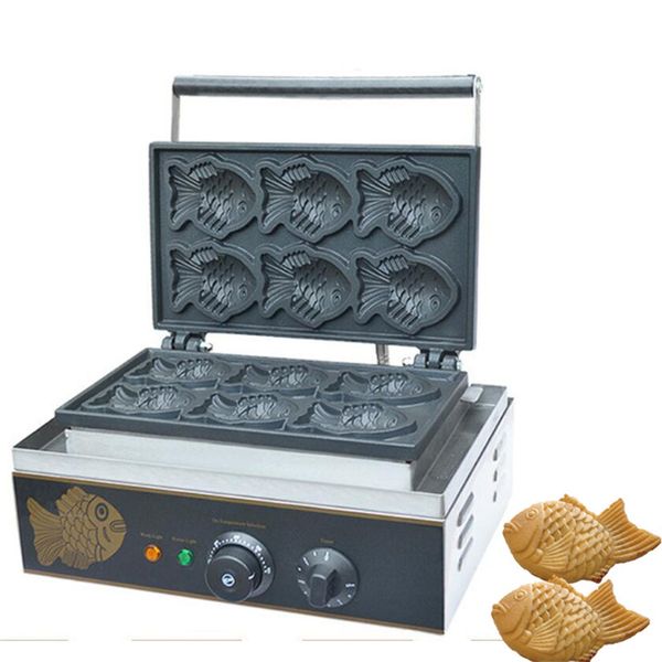 BEIJAMEI Factory Electric Taiyaki Waffle Machine Coreano a forma di pesce Waffle Maker Piccola torta di pesce che fa macchina