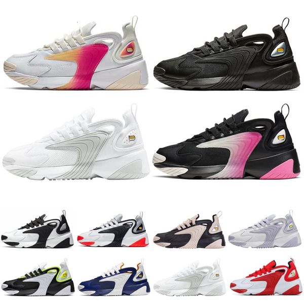 

2 36 45 mk tekno zoom k triple black men women running rush pink light cream fashion sneakers mens trainer sports shoes - outdoor