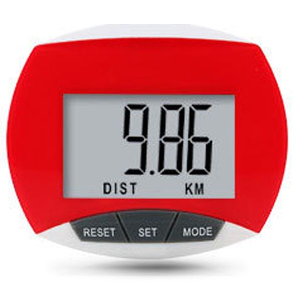 

abs plastics lcd digital step pedometer walking calorie tracker distance run belt clip