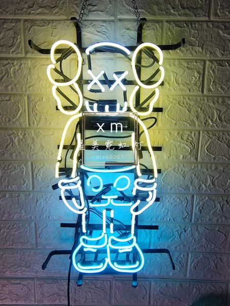 

ползоваелкие kaws неон баѬ знак наоее екло неоновй ве пиво знак неон 24