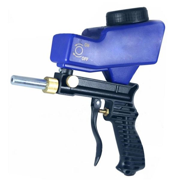 

portable gravity sandblasting gun pneumatic sandblasting set rust blasting device small sand blasting machine