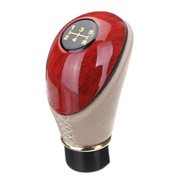 

fashion universal car shift lever gear knob artificial peach wood 5-speed manual car cool gear handball shift knob