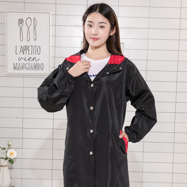 

factory direct men and women fashion korean kitchen strong waterproof and oil-proof anti-fouling smock overalls apron