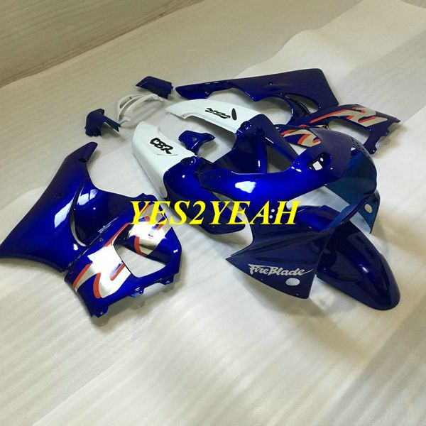 Kit corpo carenatura moto per Honda CBR900RR 919 98 99 CBR 900RR CBR 900 RR 1998 1999 Carene blu ABS Carrozzeria + Regali HS30