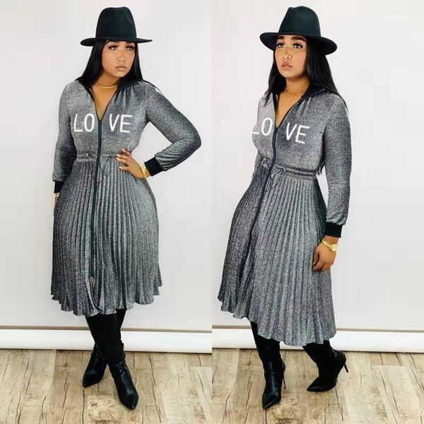 

dresses solid lapel neck holiday dress female casual clothing womens spring pleated, Black;gray