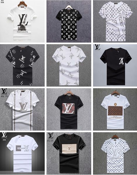 

Мужская Футболка Slim Fit Лето С Коротким Рукавом Хип-Хоп Одежда Марка Мужской Моды П