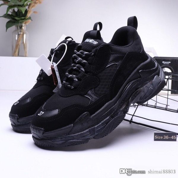 

2020 men women luxury designer balenciaga shoes black white green red damen sneakers fashion mens woman espadrilles triple s trainer