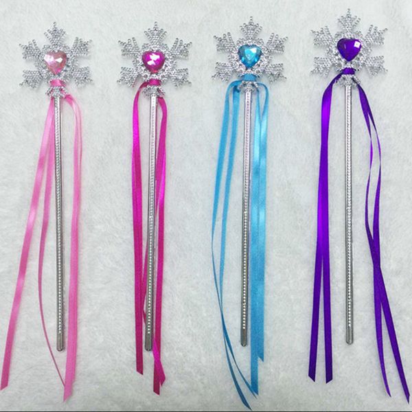 2019 Fairy Wand Ribbons Christmas Wedding Party Snowflake Gem