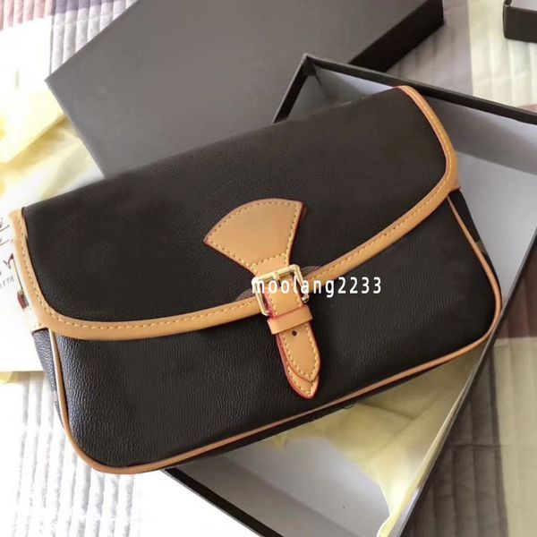 

designer handbags clamshell messenger bag for women fashion pu shoulder bag leather cross body 2 colors clutch purses