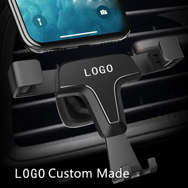 

tsy08-car phone holder universal outlet metal universal car mobile navigation car bracket custom