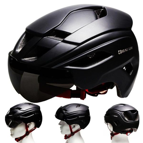 

lens magnetic attraction bicycle helmet riding helmet